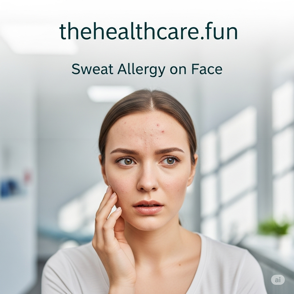 Sweat Allergy on Face: Treatment Naturally & Safely